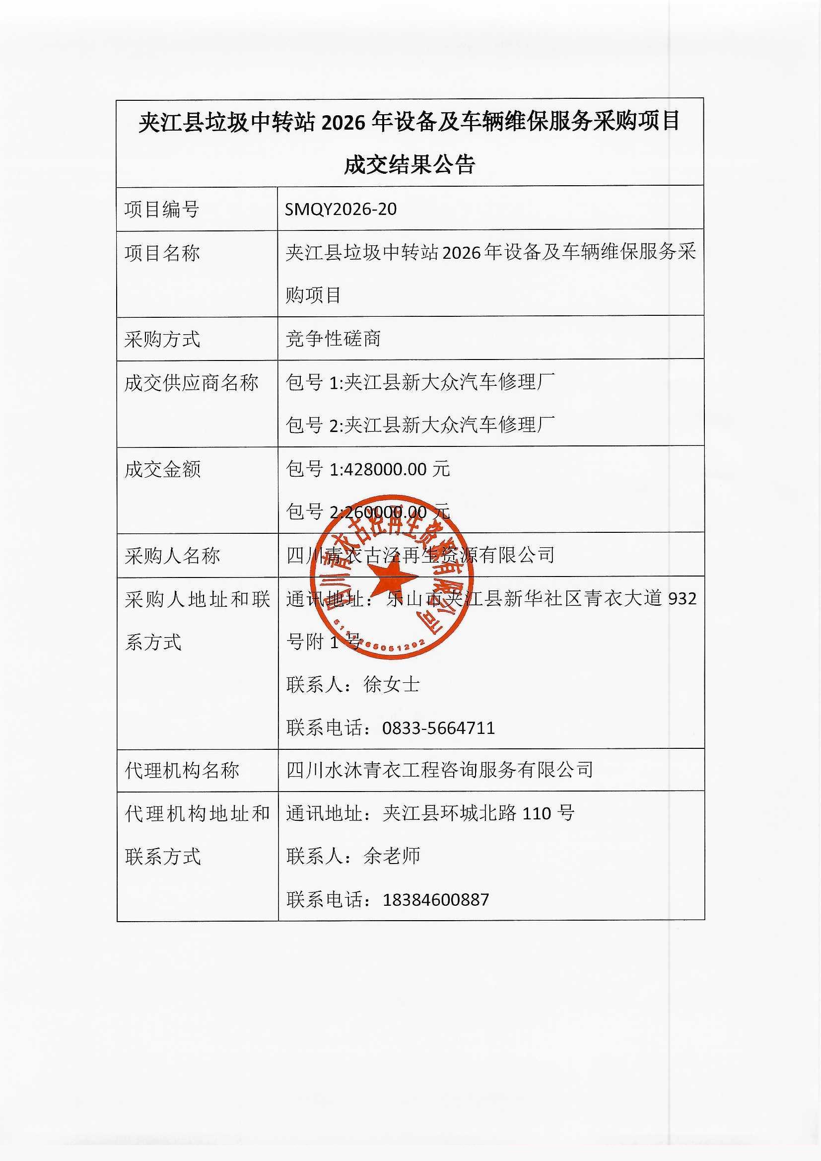 结果公告8_0001