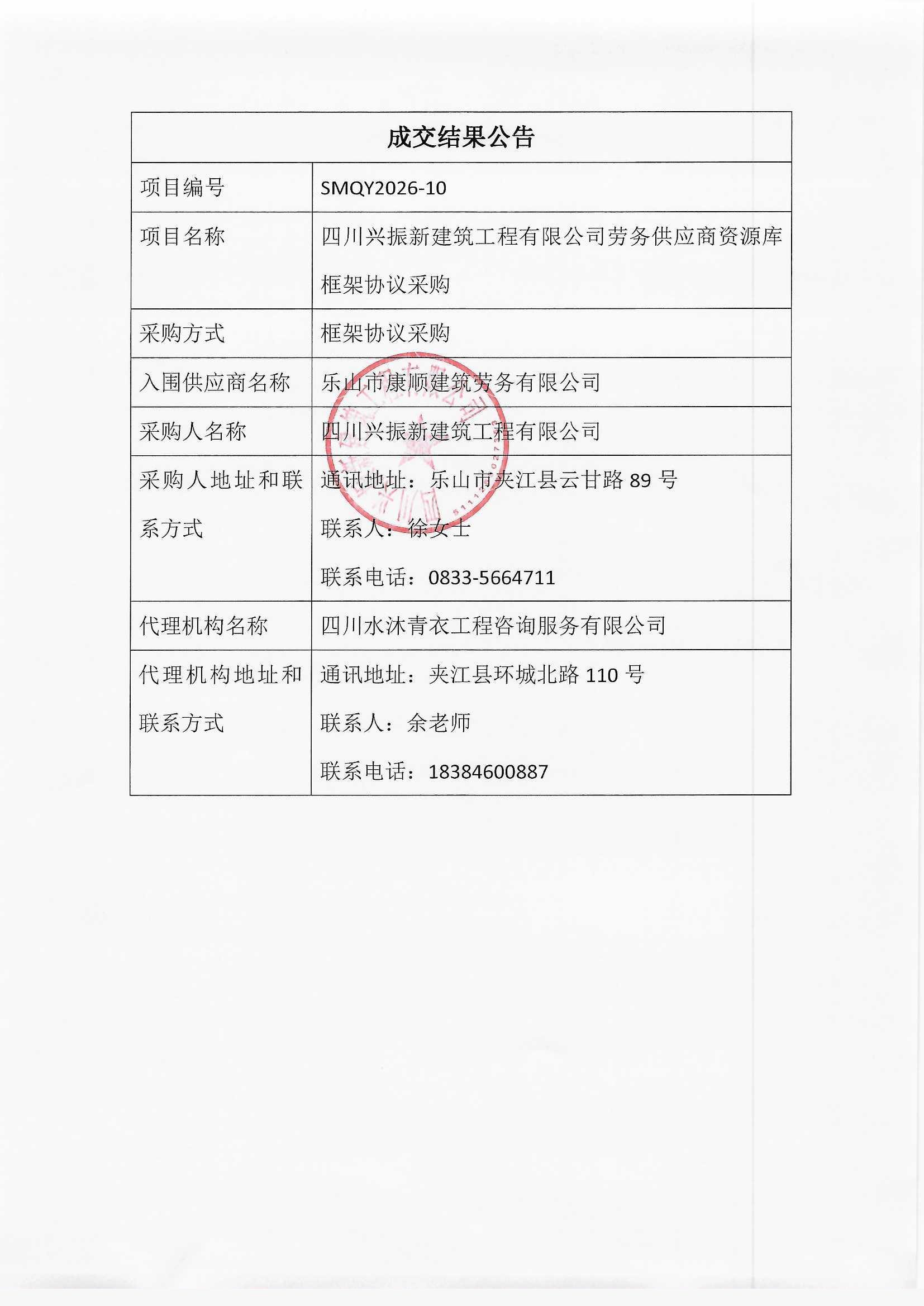 结果